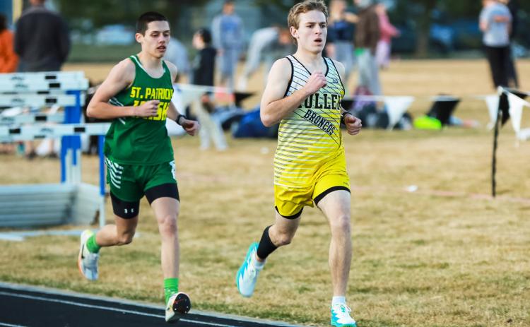 Kyle Finney placed 4th in the 3200 at Hershey.