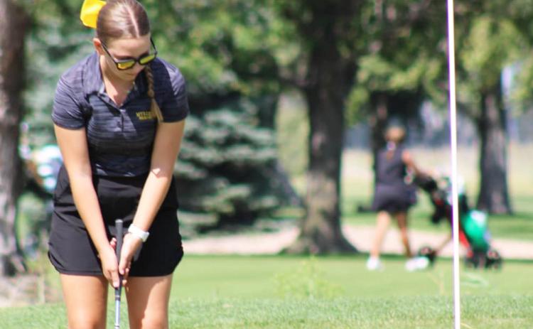 Hope Miller competing in North Platte last Monday. Tami Miller