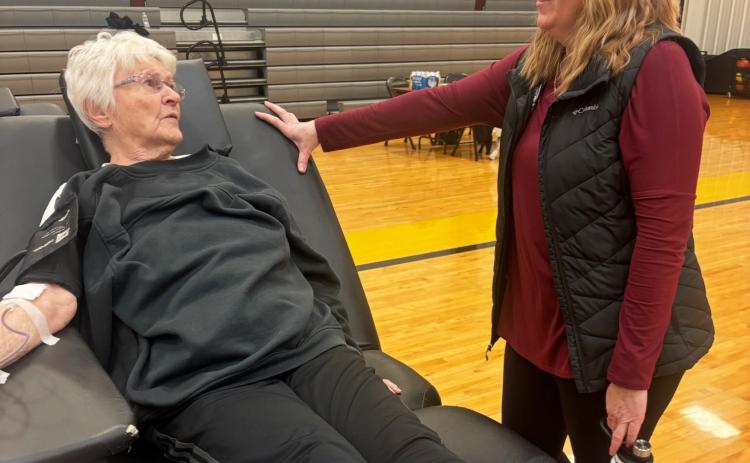 56 units collected at blood drive