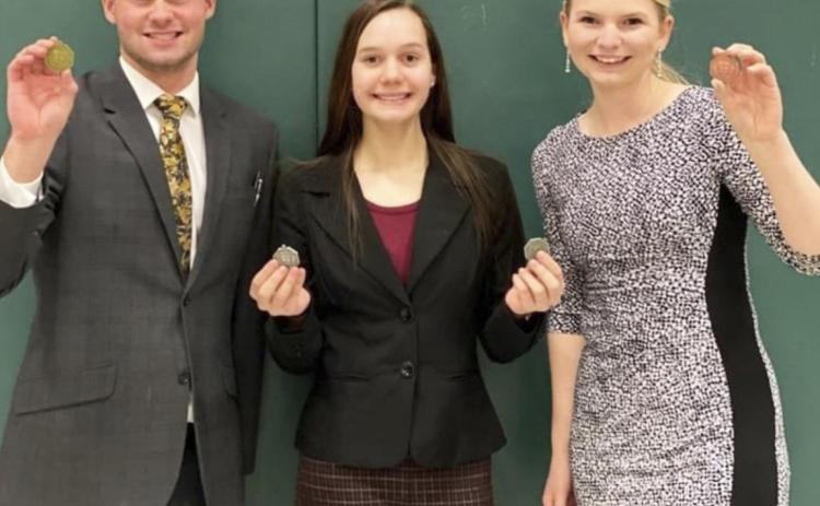 Medals earned at MNAC Speech