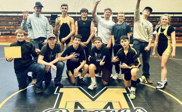 Mullen Junior High wrestlers wrap up season