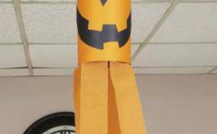Our Halloween windsock craft.