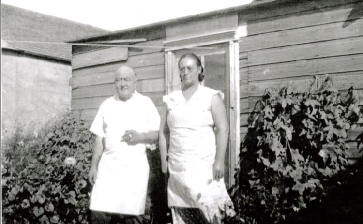 George and Callie (Long) Smith. George Smith was the inventor of the dishwasher displayed in the basement of the Hooker County Historical Society Museum. Callie ran a cafe in Mullen for over 40 years. courtesy photo