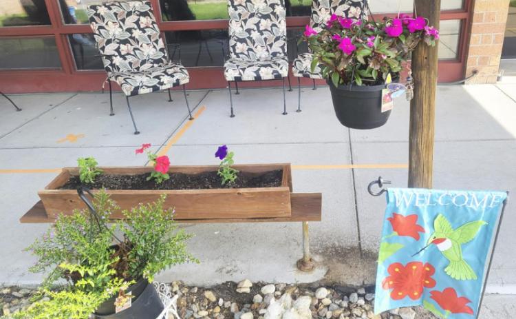 Thank you to the mystery person for watering the flowers early in the morning!