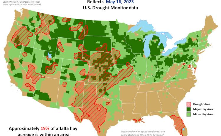 How is drought affecting agricultural commodities?