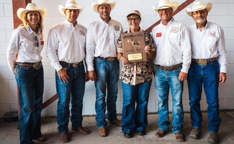 Pictured l-r: Buffalo Bill Rodeo committee members Heather Harwager, Justin Thompson, Levi Fisher, Deb Cox, Ben Lashley and Jerry Woodruff. Clay Guardipee, Rodeo Ready