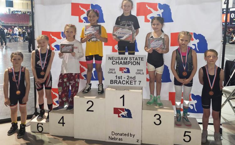 Bryndal Greeley was the lone Mullen Bronco State Champion at NEUSA State Wrestling. courtesy photo