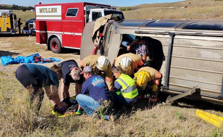 Mullen EMS has mass casualty incident training