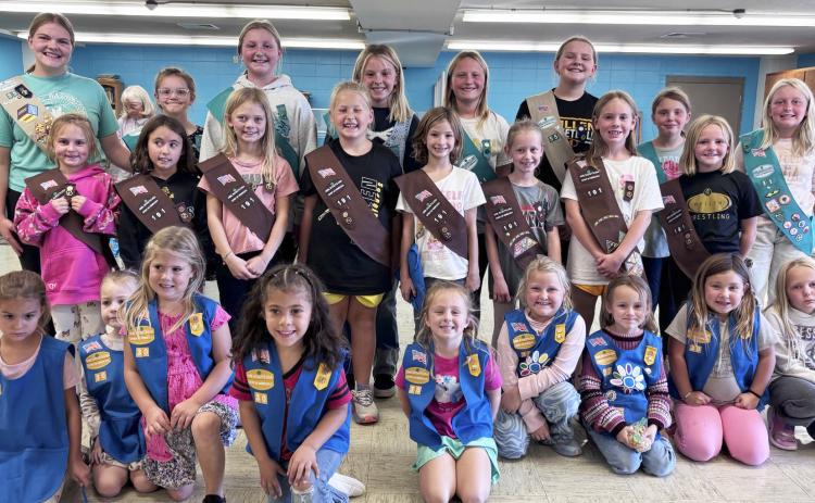 Mullen Girl Scout Investiture Ceremony held