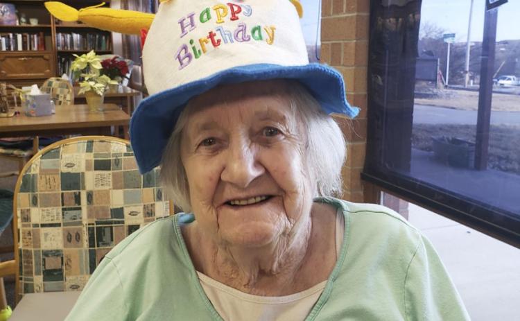 Marty Boyer celebrates her birthday.