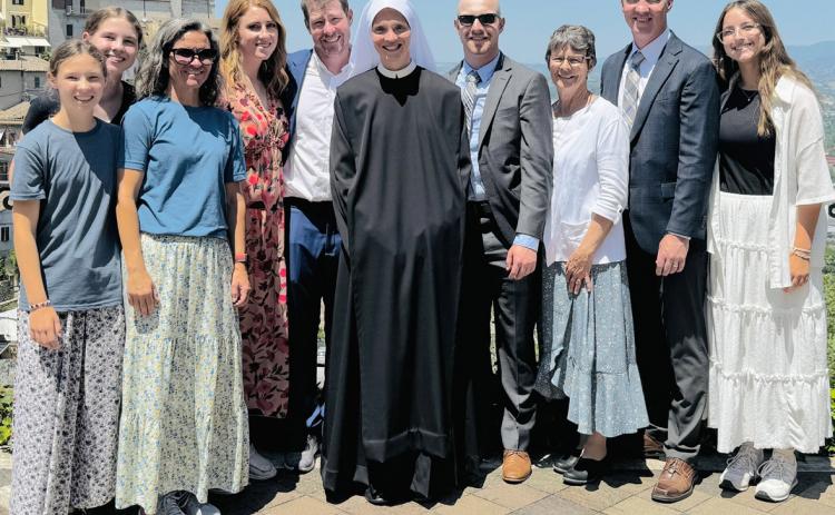 Tricia Young becomes Sr. Maria Pier Paola