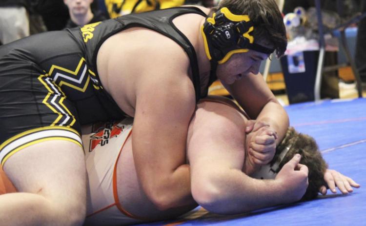 Kris Forsen Isaac Welch placed 1st in the 285 weight class at Gordon-Rushville last Saturday.