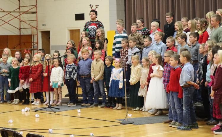 Mullen Elementary Christmas Concert held