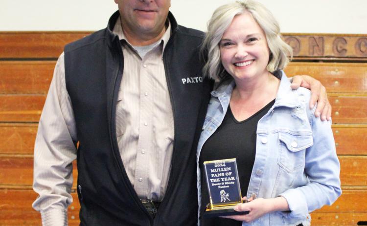 MHS Fans of the Year, Dusty and Mindy Paxton.