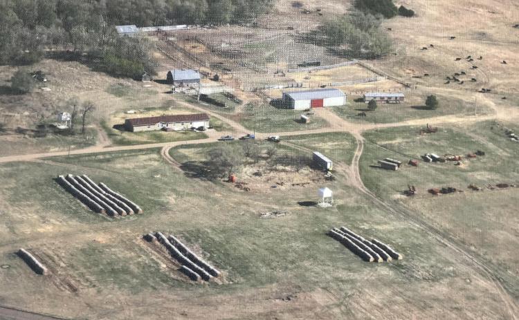 An aerial view of the Olson Ranch around 2003. courtesy photos