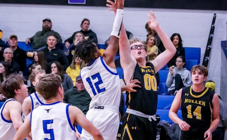 Daniel Wright puts up a shot at Hyannis. Carolee Brown Photography