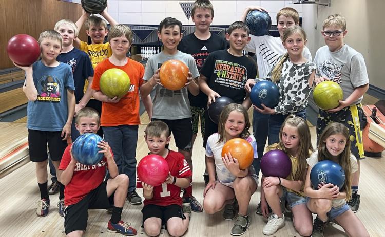 Brett Mauler Mullen Elementary students earning a trip to Hondo Lanes are pictured back l-r: Kyler Marsh, Jedd Kraus, Caleb Deibler, Gus Wingebach, Gunner Brown, Hayden Deibler, Colin Connealy, Justin Kraus, Kendall Phipps, Collin Donohoe. Front: Ryden Ourada, Tripp Jewell, Ella Walz, Avery Vinton, Olivia Cox.