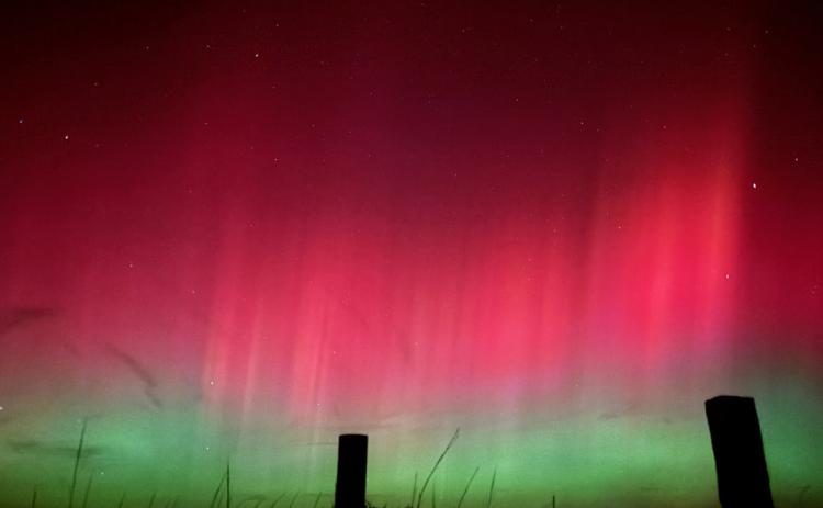 Northern lights visible in Nebraska
