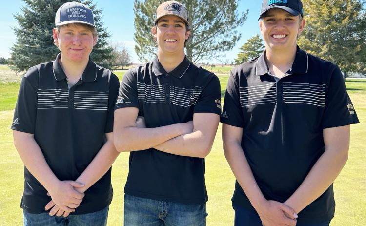 L-r: Corbin Kissire, Jarren Forsen, Jacob Walker at Bridgeport. Clint Svoboda