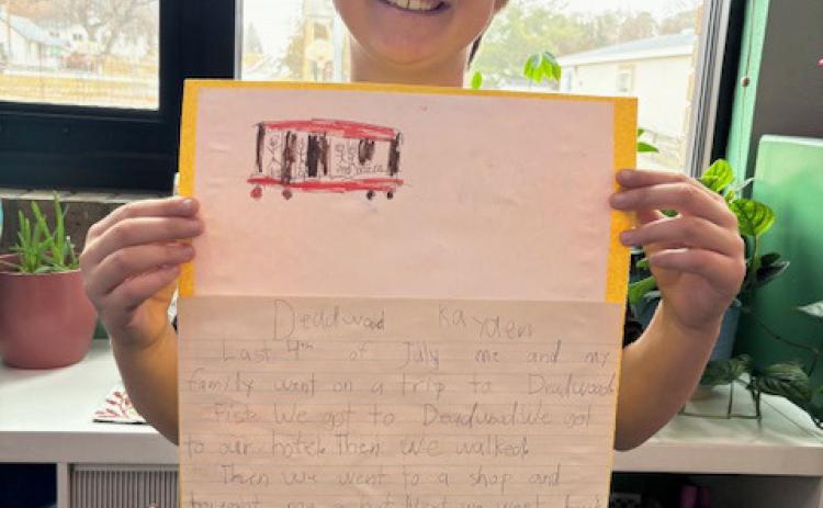 2nd graders write personal narratives