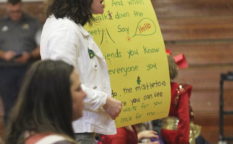 The Mullen Elementary Christmas Music Program was held first thing Monday morning, Dec. 19 after last week’s blizzard ruined both the original date and the back up date. Despite not being able to have a dress rehearsal like normal, the kids all did great, directed by K-8 music teacher Caroline Durfee. Gerri Peterson