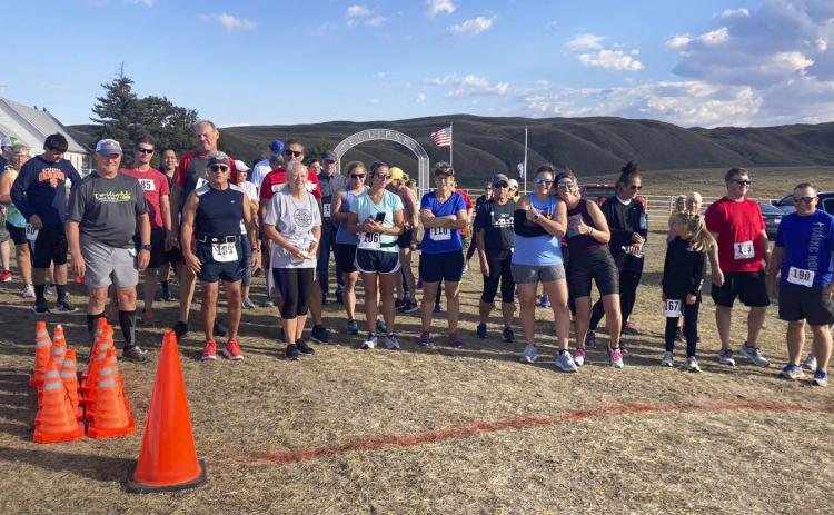 Participants wait for the start of the 5K and 10K at the Eclipse Church. courtesy photo