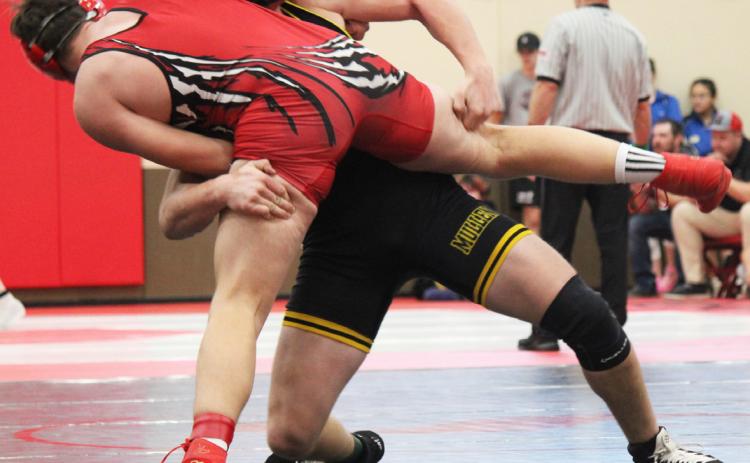 Tate Kvanvig competing at Sidney last Saturday, where he placed 2nd. Kris Forsen