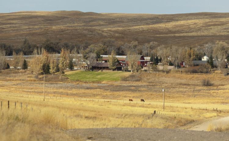 Ted Turner’s Blue Creek Ranch, located north of Oshkosh. Ryan Soderlin for the Flatwater Free Press
