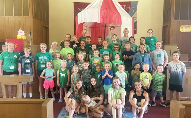 Over 40 kids attended Vacation Bible School at Mullen’s Methodist Church last Monday-Friday, June 16-20. The “Everywhere Fun Fair where God’s World Comes Together” was held daily from 9 a.m. - noon, where the lessons focused on being good neighbors. This year’s mission was the Mullen Meals program, with over $200 raised. Gerri Peterson