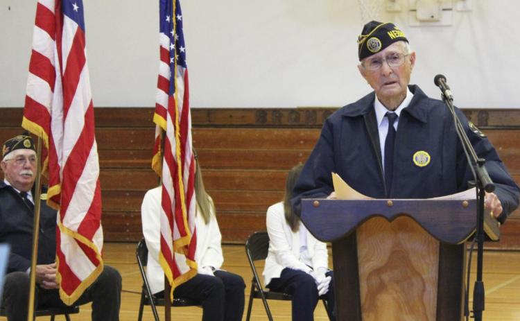 Veterans honored at Mullen Veterans Day program